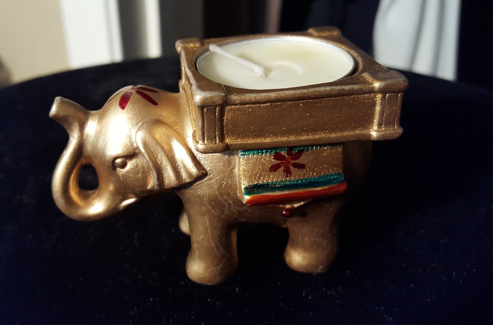 CANDLE LUCKY ELEPHANT Tealight Votive Holder New Upcycled Etsy
