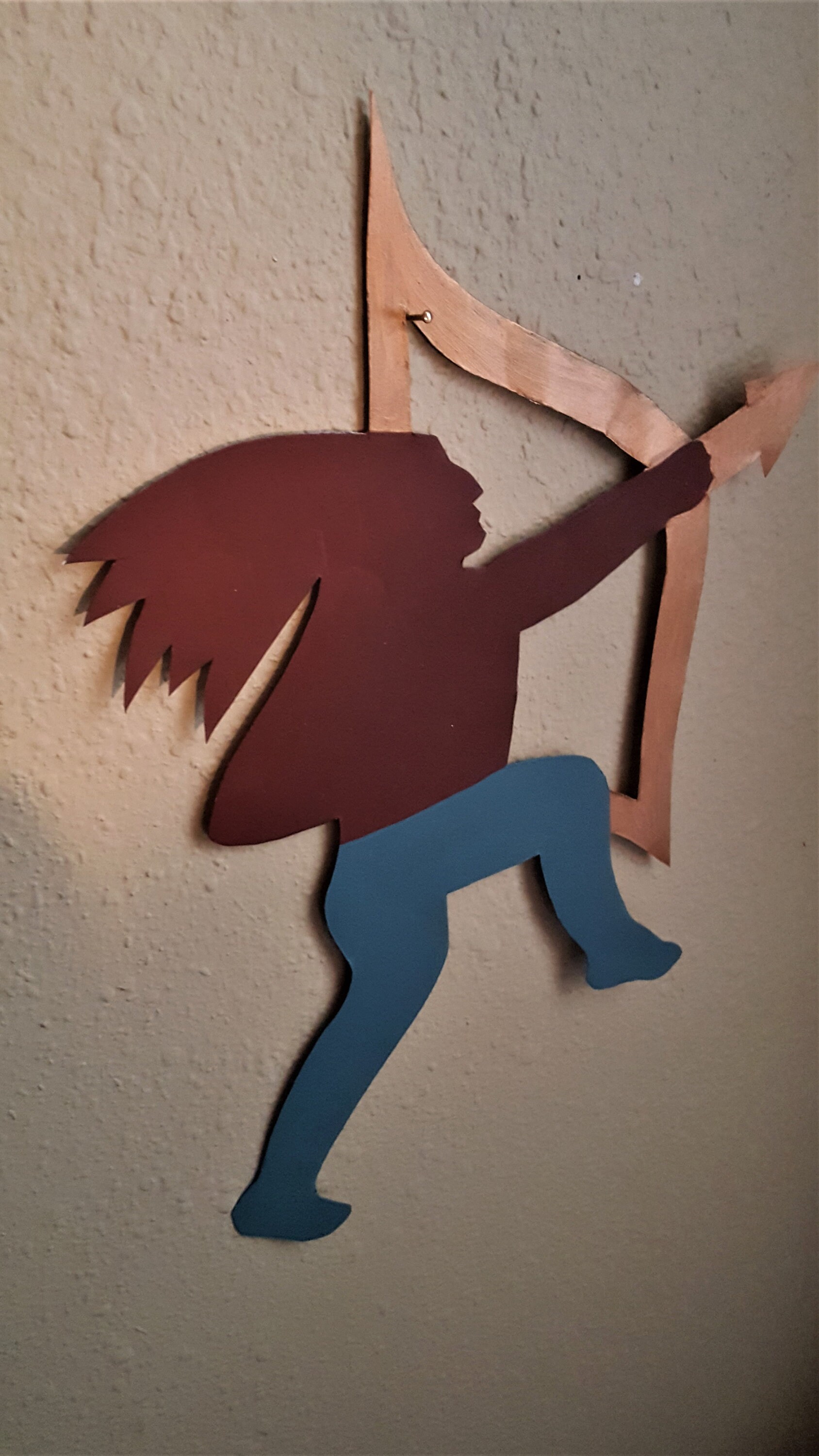 FOLK ART Metal Native AMERICAN Wall Art Primitive Etsy