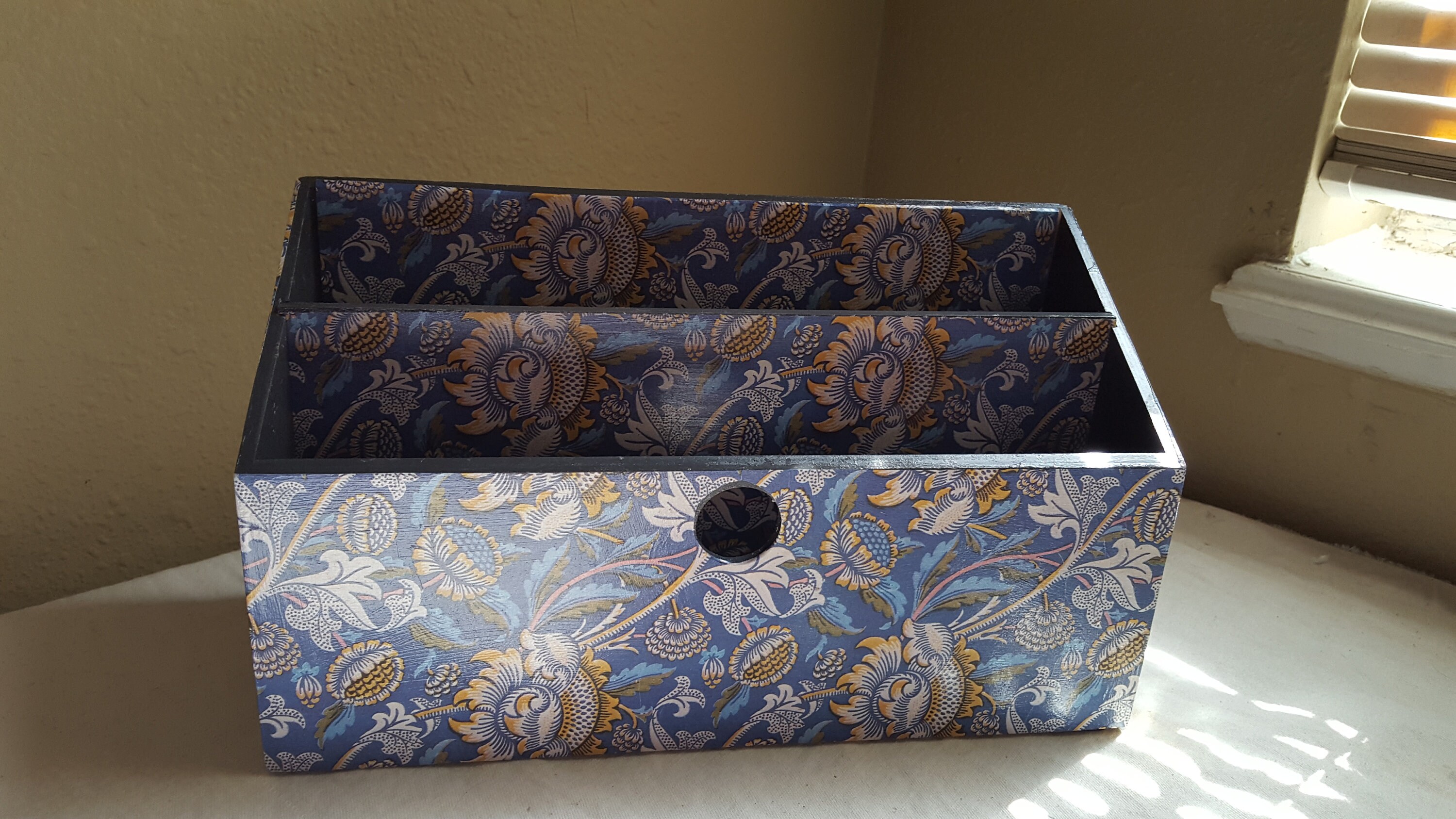 WOOD DESK ORGANIZER Letter Holder Sustainable New Upcycled Etsy