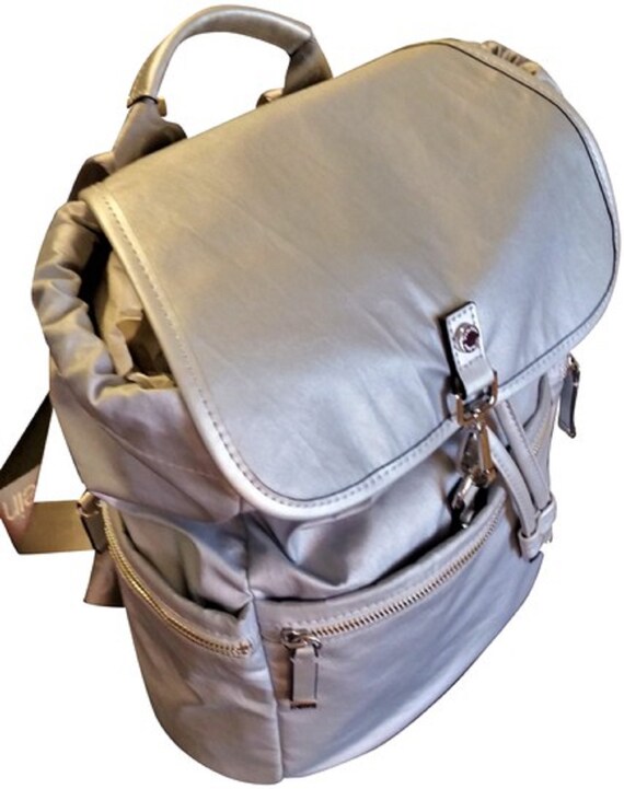 calvin klein backpack silver