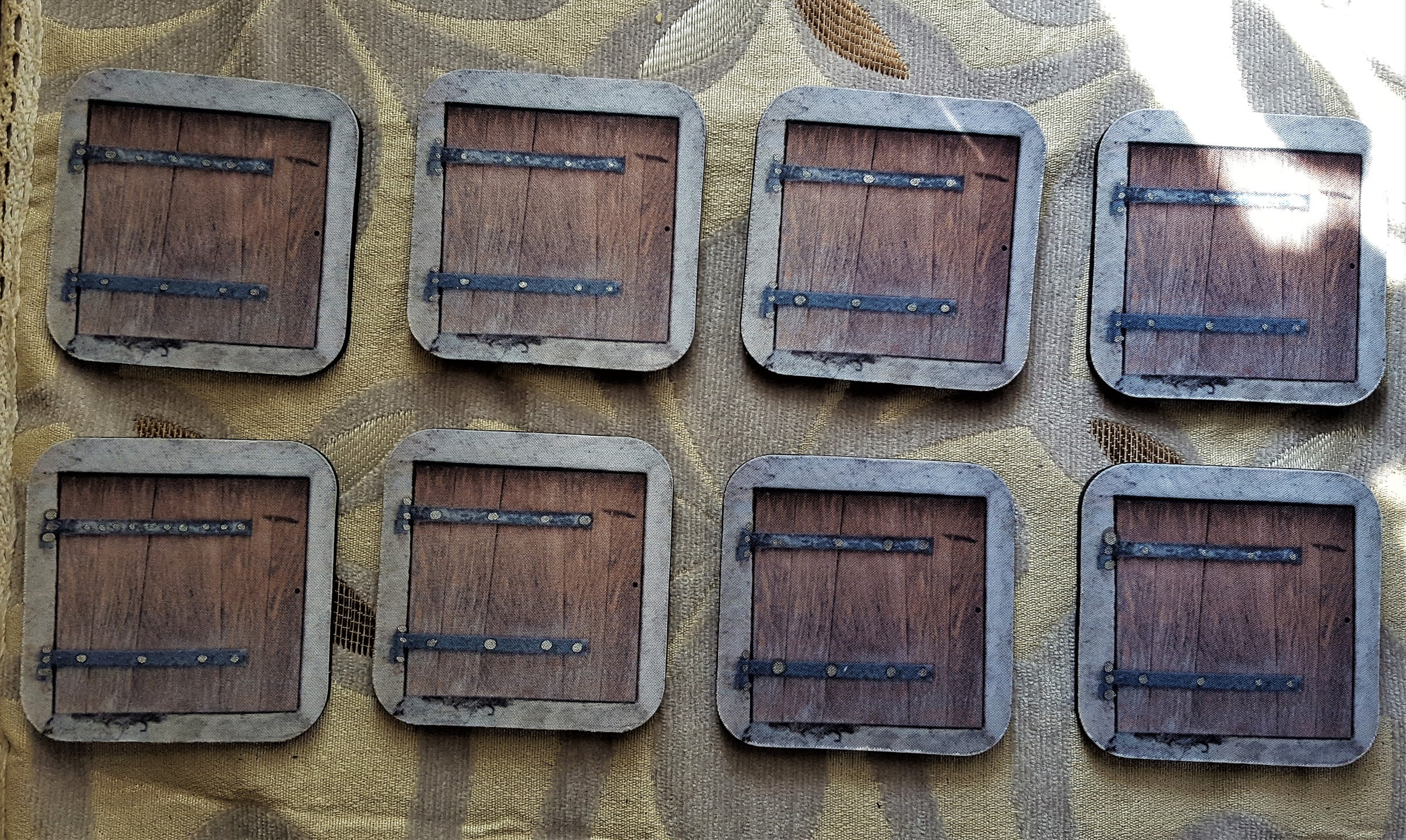 COASTERS TRAP DOOR Dungeon Upcycled Absorbent Furniture Etsy