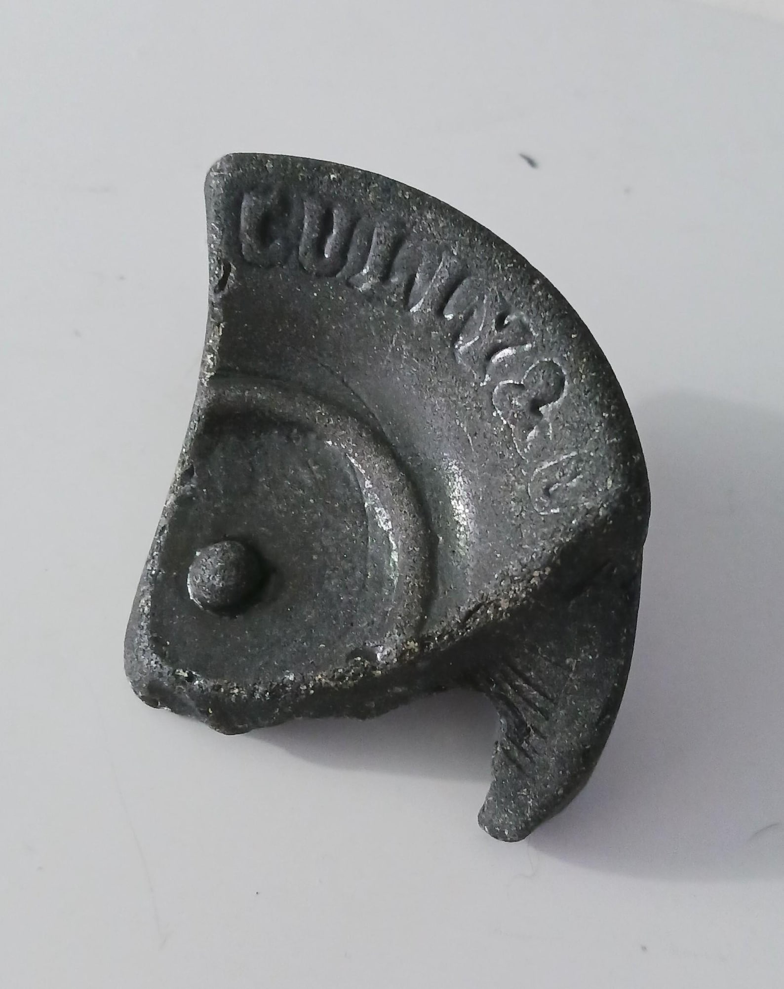 ANTIQUE 19th Century 'pirate' Mc Cully Imprint SEA GLAS Partial Ale ...