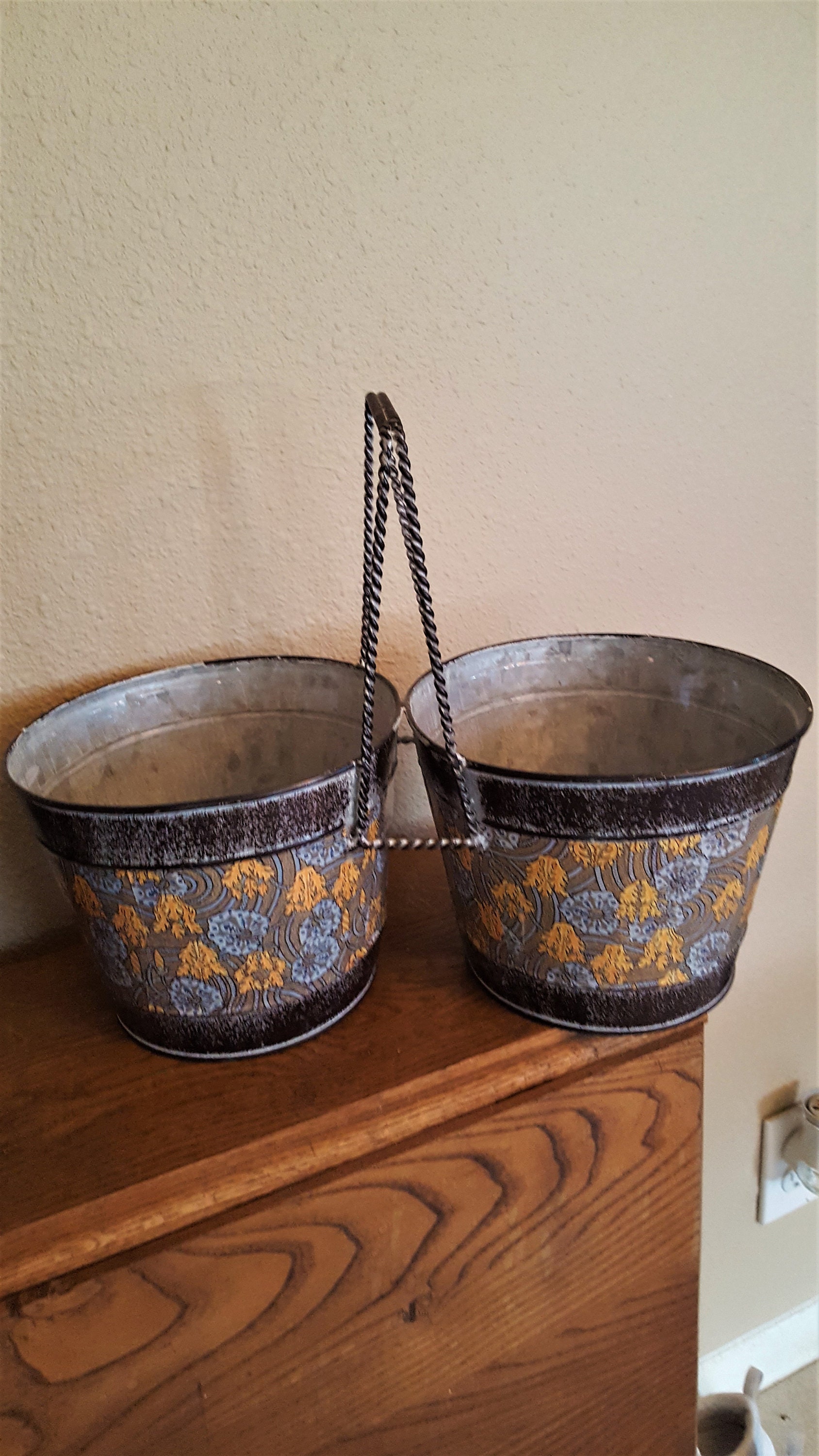 Double Planter Basket