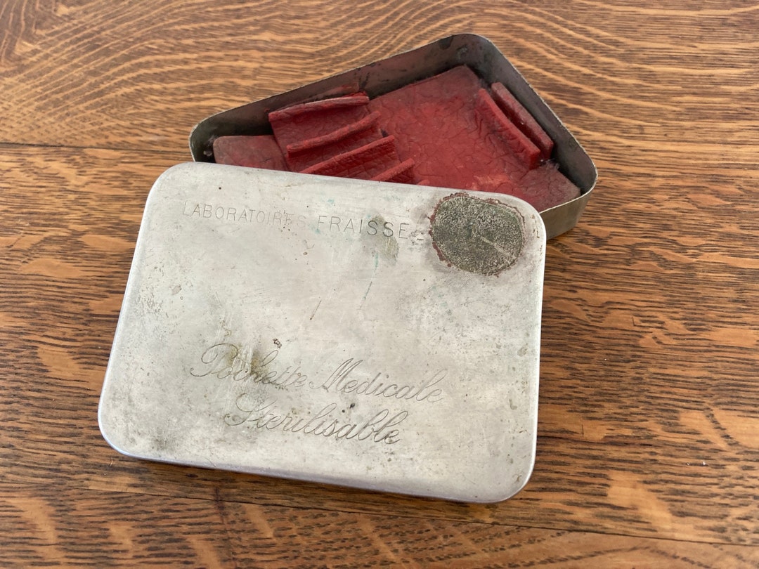 French Medical Laboratory Box - Metal Boxes, Small Boxes, Vintage ...
