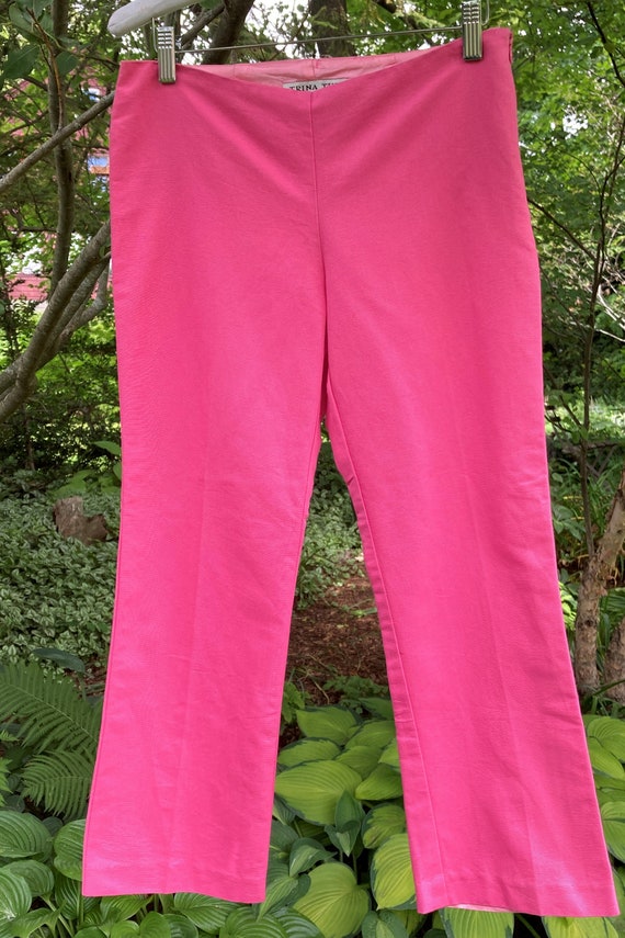 Trina Turk Hot Pink Capri Pants, size 4 - hot pin… - image 2