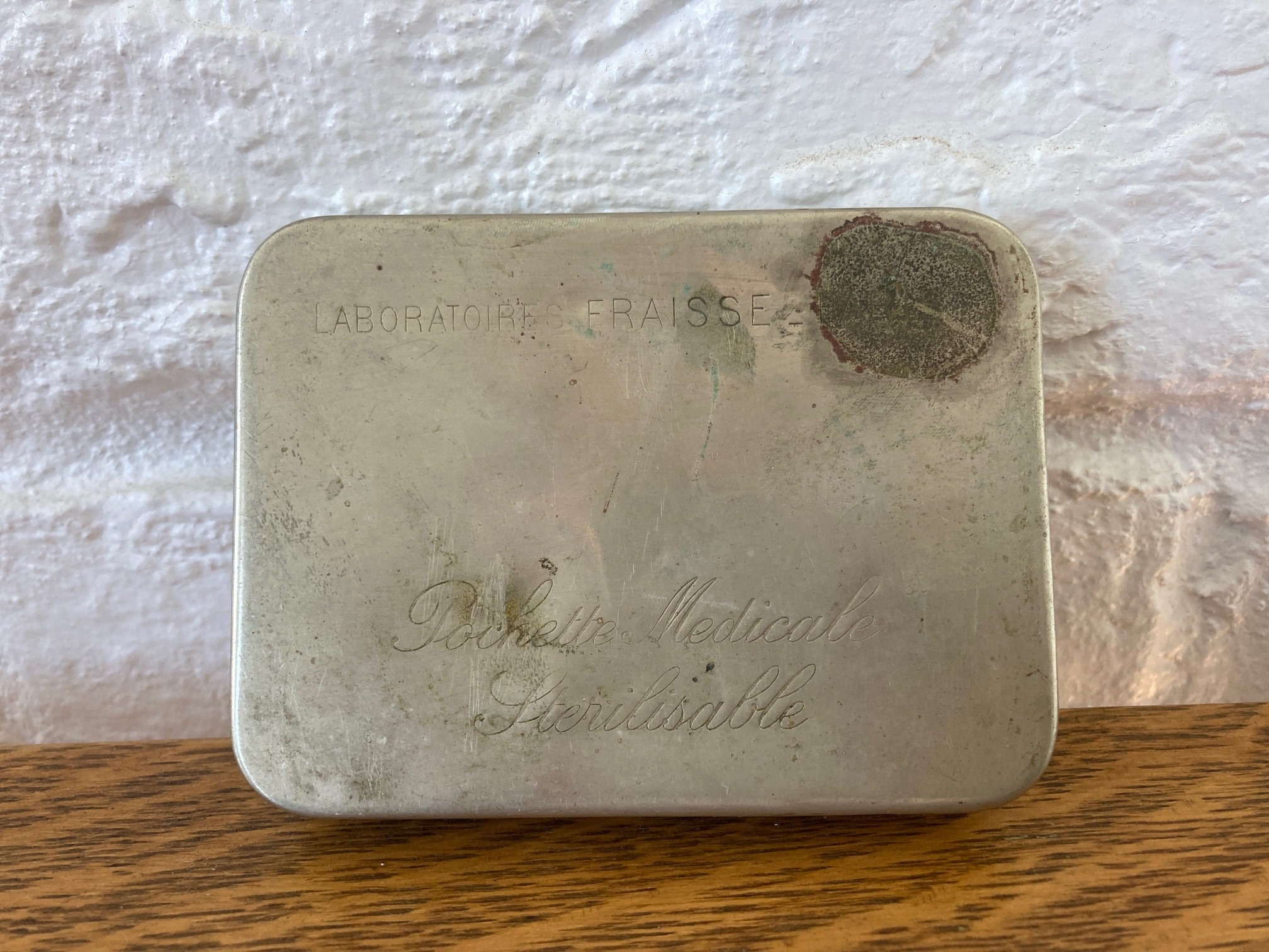 French Medical Laboratory Box Metal Boxes, Small Boxes, Vintage Medical ...