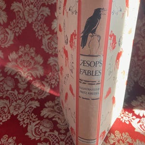 Aesop’s Fables 1947 Edition, Illustrated by Fritz Kredel - illustrated junior library, children&#39;s books