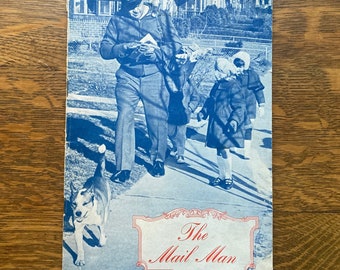 Livret « The Mail Man » de 1961 par l'Association nationale des facteurs et factrices - brochures vintage, souvenirs postaux
