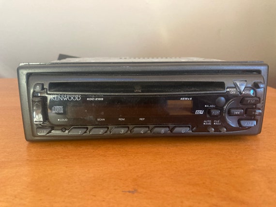 90s Kenwood KDC-215S Car Stereo CD Receiver, Audio Deck With