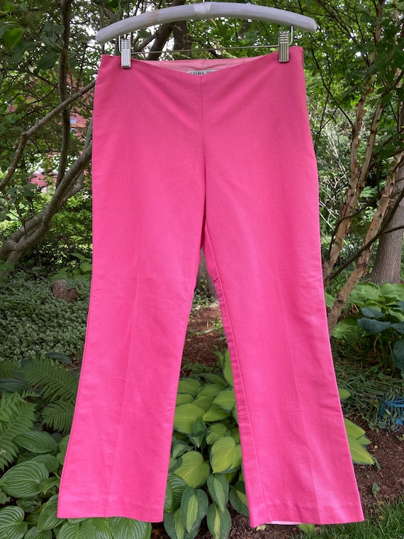 Trina Turk Hot Pink Capri Pants, size 4 - hot pin… - image 3