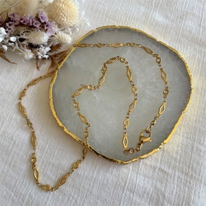 Gold stainless steel chain only necklaces deals