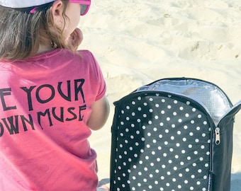 Insulated day pack blue and purple available - black out of stock