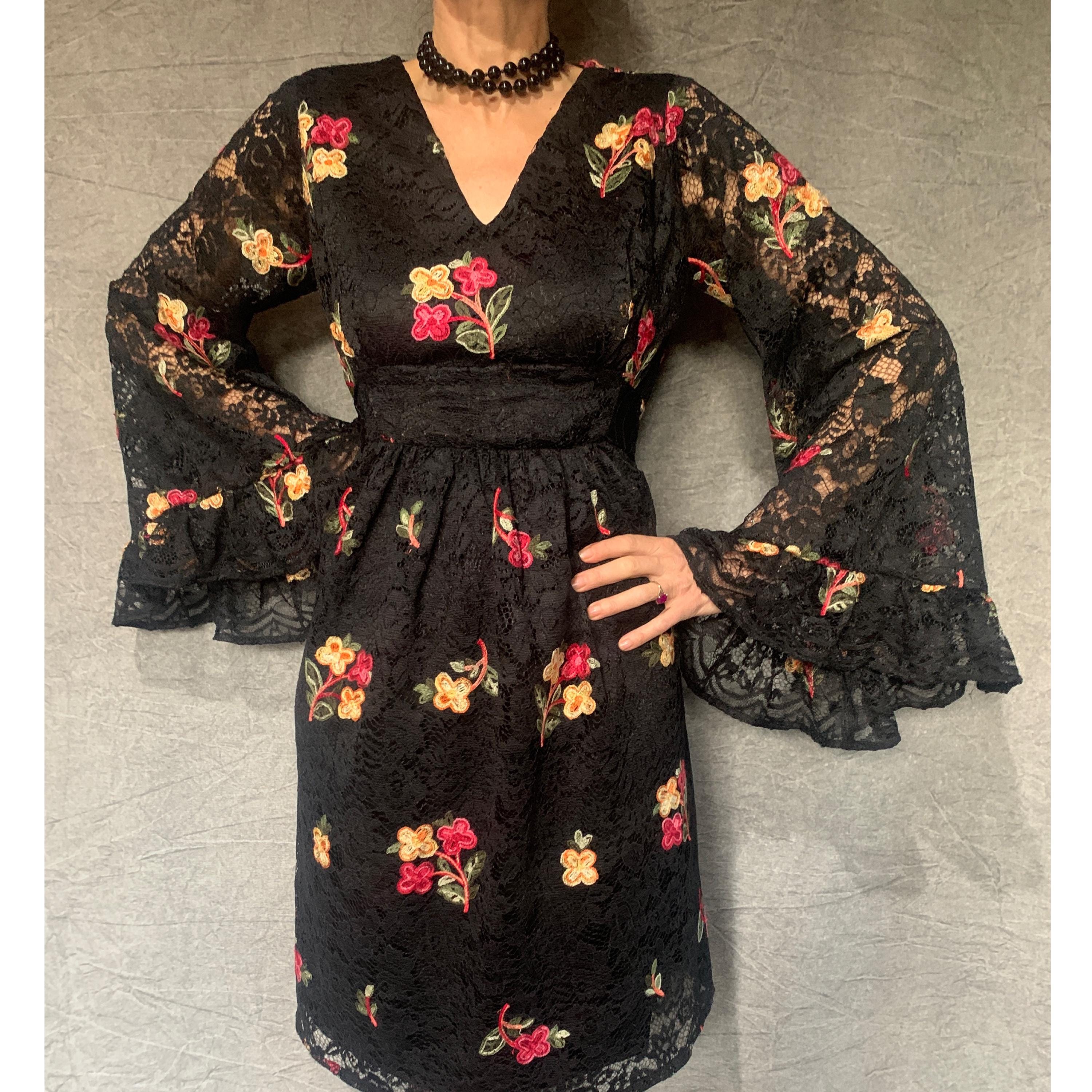 black dress with zip front Black / XS