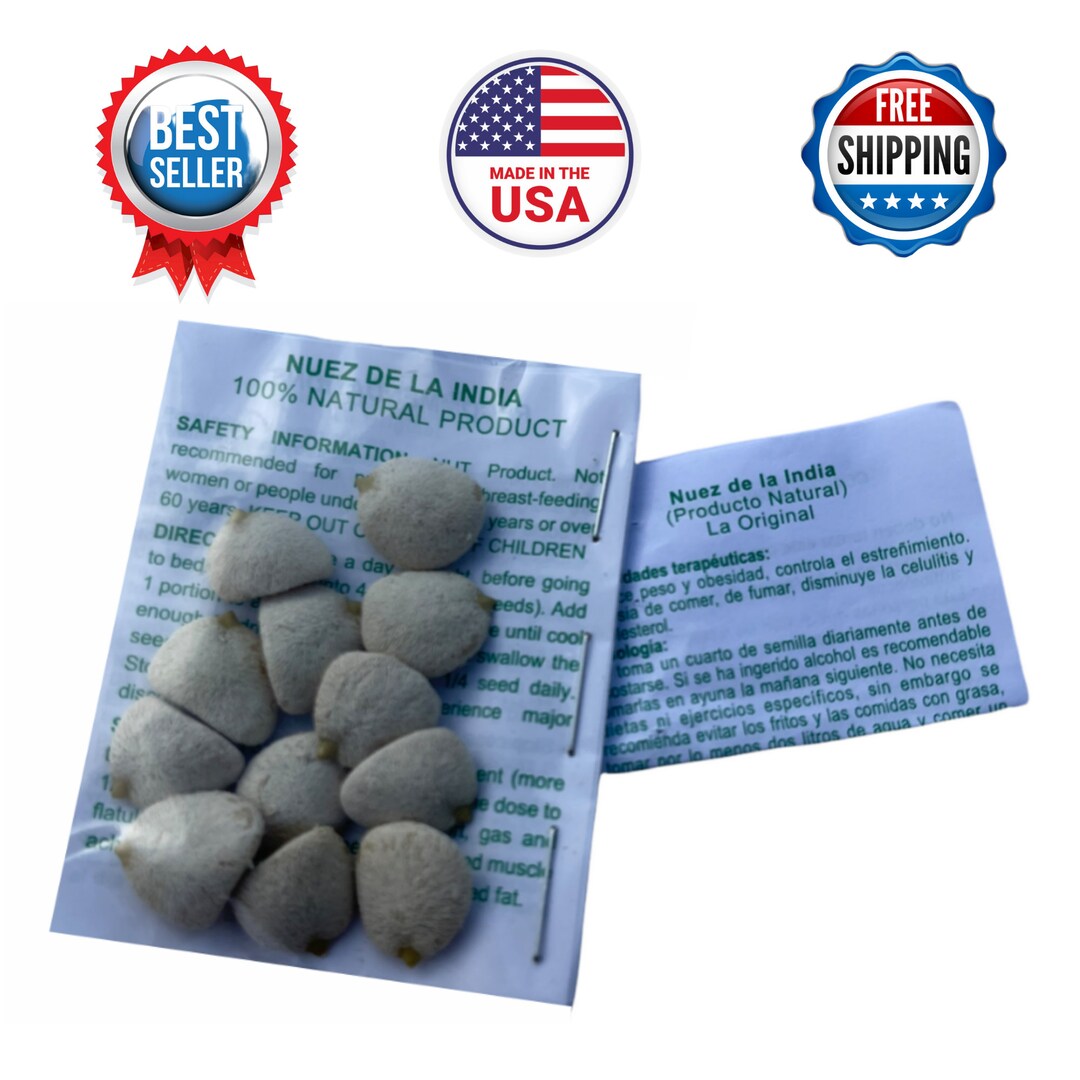 5 Packs 60 Indian Nut Guaranteed Slimming Seed Diet Seed Etsy