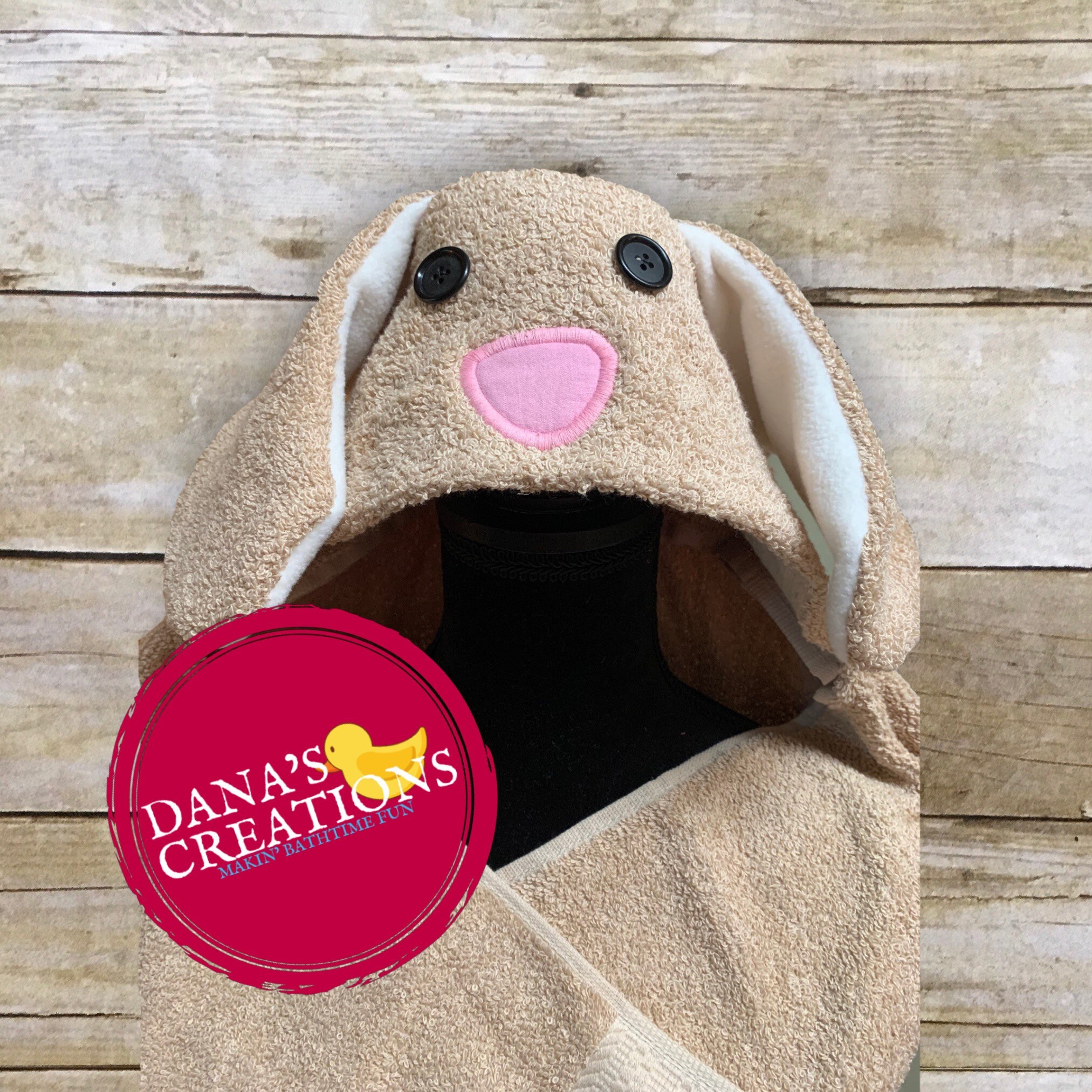 Bunny Hooded Towel in Tan Peter Rabbit Hooded Towel Rabbit Etsy