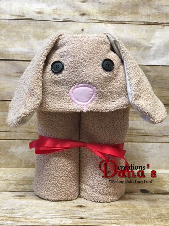 peter rabbit hooded towel