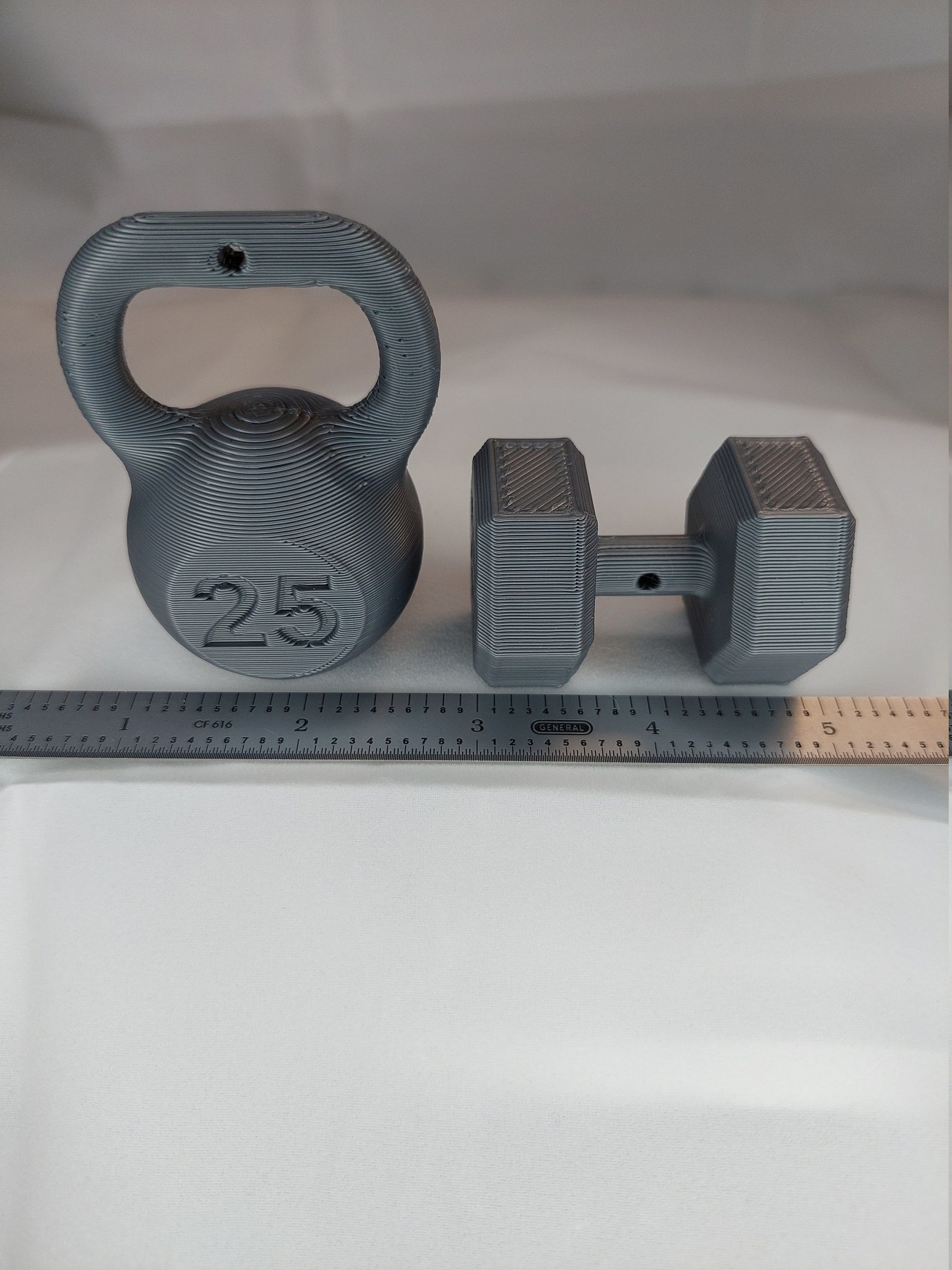Kettlebell Ornament // Dumbbell Ornament // Weightlifting - Etsy