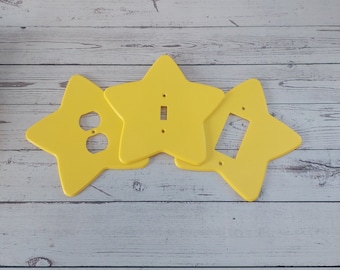 Star Light Switch Cover / outer space cover / Atomic Age / Atomic Retro / Trendy /