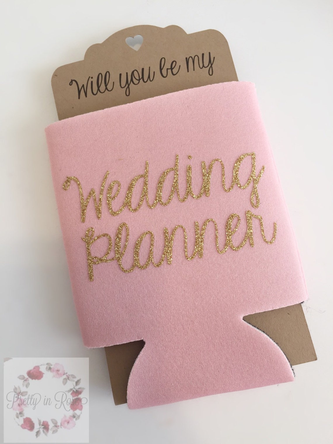 Will you be my Wedding Planner Can Cooler Gift Hairstylist Etsy