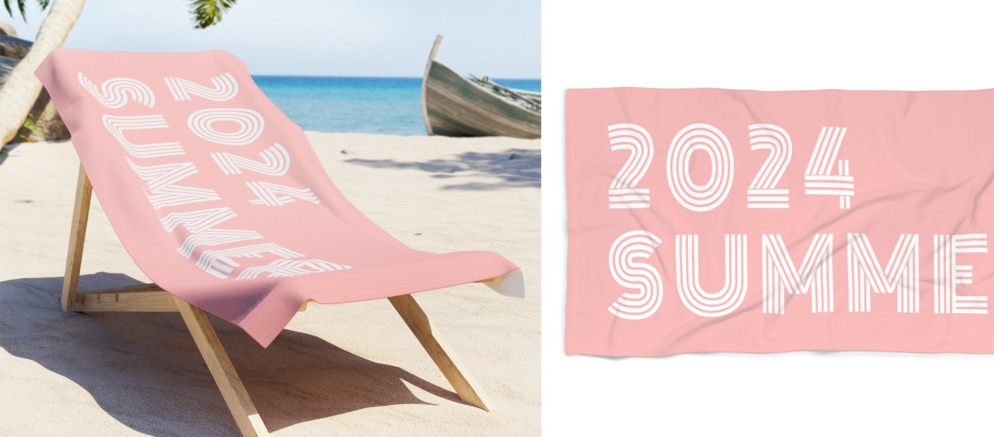 Personalized Quick-Dry Beach Towel - Custom Name, 30x60 Inches, Lightweight For Pool & Travel - View #5