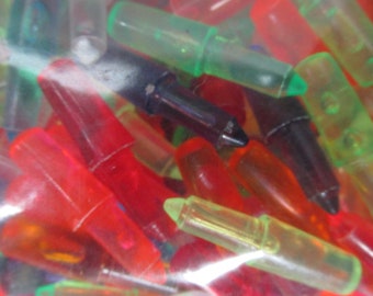 8 Colors Lot of 200 Vintage Lite Brite Long PEGS 1 1//8/" Light Bright