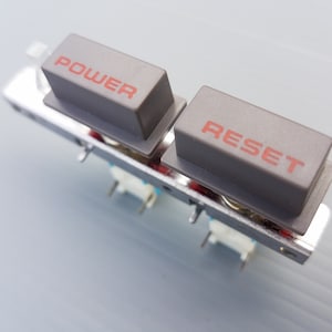 Nintendo NES Power and Reset Switch Assembly with Light Tunnel NEW NOS