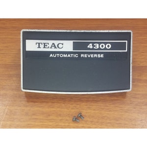 Teac A-4300 Reel To Reel Head Housing Cover with Screws P/N 50136751