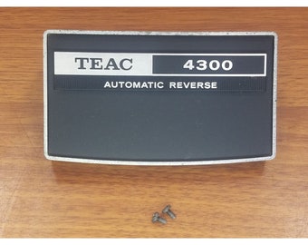 Teac A-4300 Reel To Reel Head Housing Cover with Screws P/N 50136751