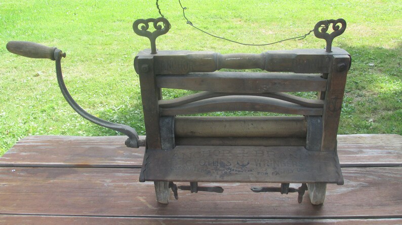 Vintage Anchor Brand Clothes Wringer Mangle