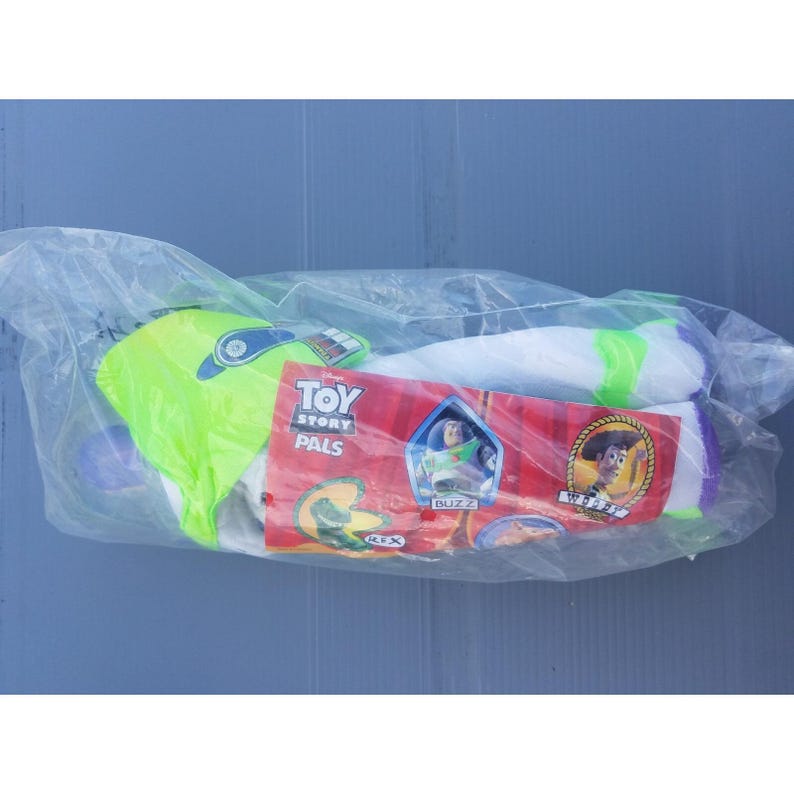 Buzz Lightyear Burger King 1995 Toy Story Disney's Pixar 10" Plush Sealed image 7
