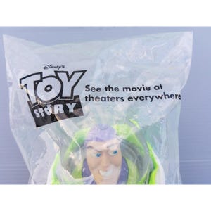 Buzz Lightyear Burger King 1995 Toy Story Disney's Pixar 10" Plush Sealed image 3