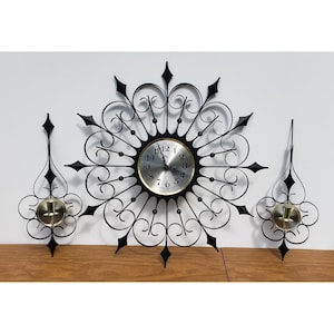 Vintage Welby Starburst Clock - Etsy