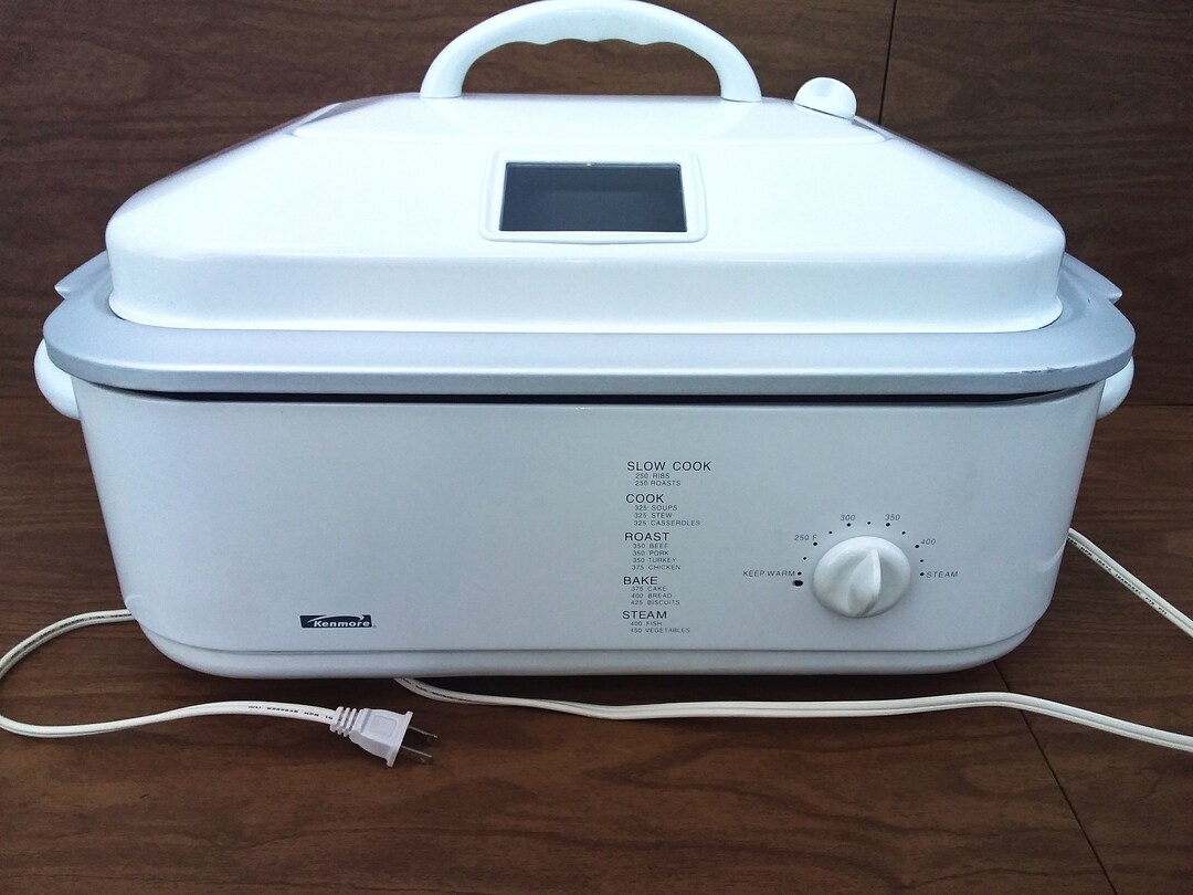 Vintage Kenmore 18 QT. Dual Purpose Electric Roaster Oven That Converts