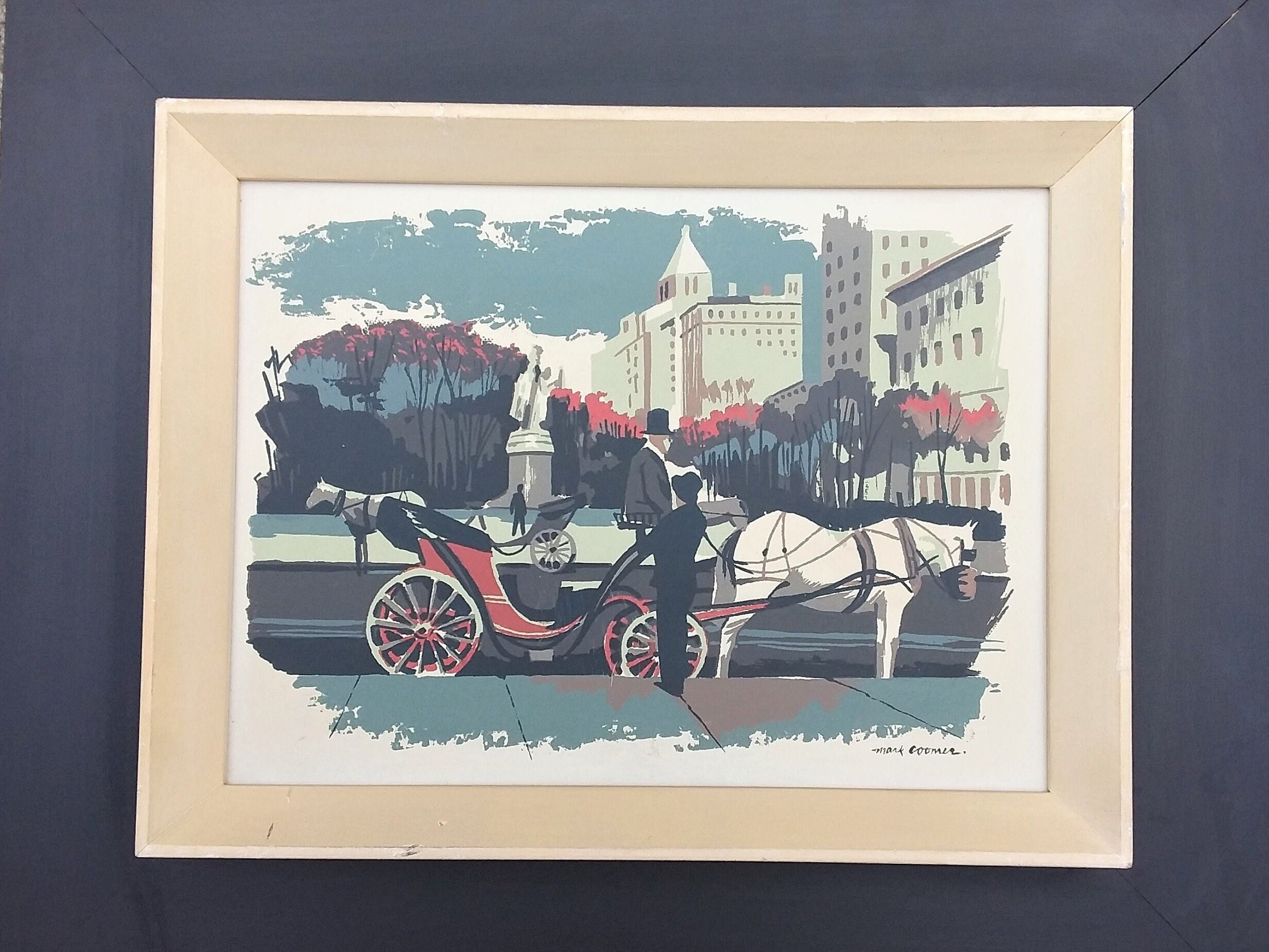 MARK COOMER ROYAL STREET ORIGINAL LIMITED EDITION SERIGRAPH