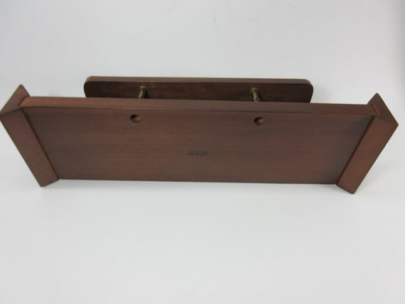 Vintage Swank Wood Dresser Valet Tray Or Use As Desk Caddy Etsy