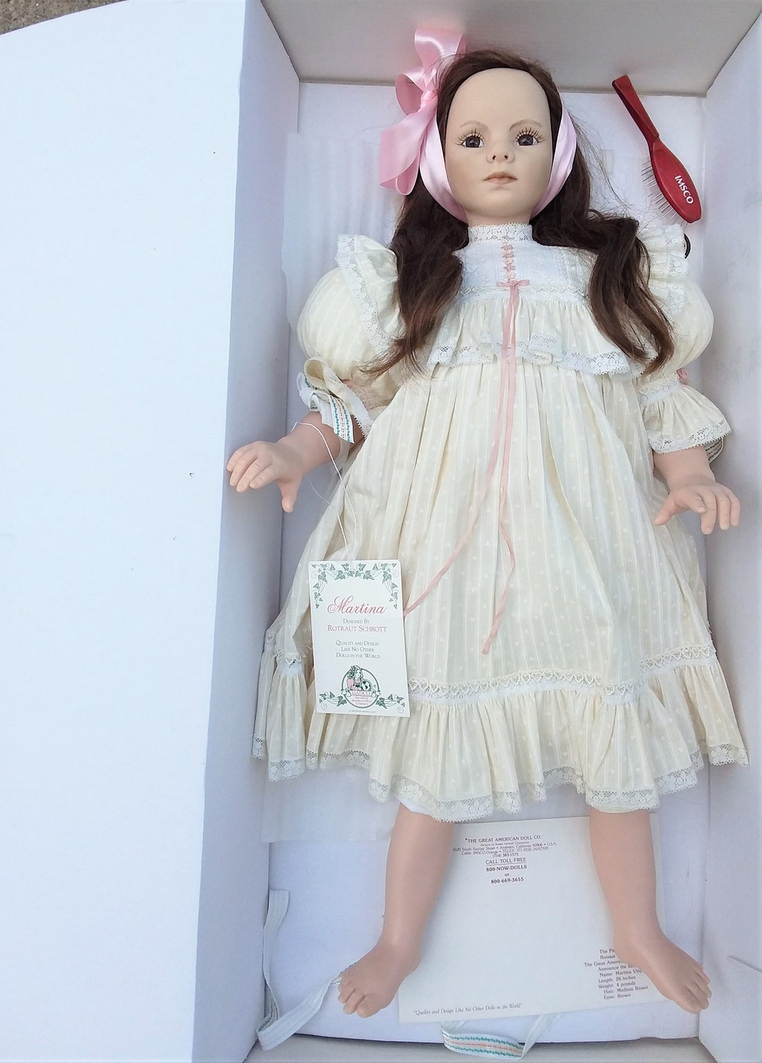 Martina GADCO Doll by Rotraut Schrott 1988 the Great American Doll