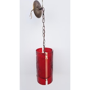 Vintage 1960s Duralastic Swag Lamp: MCM Pendant Lighting, Choice of Color