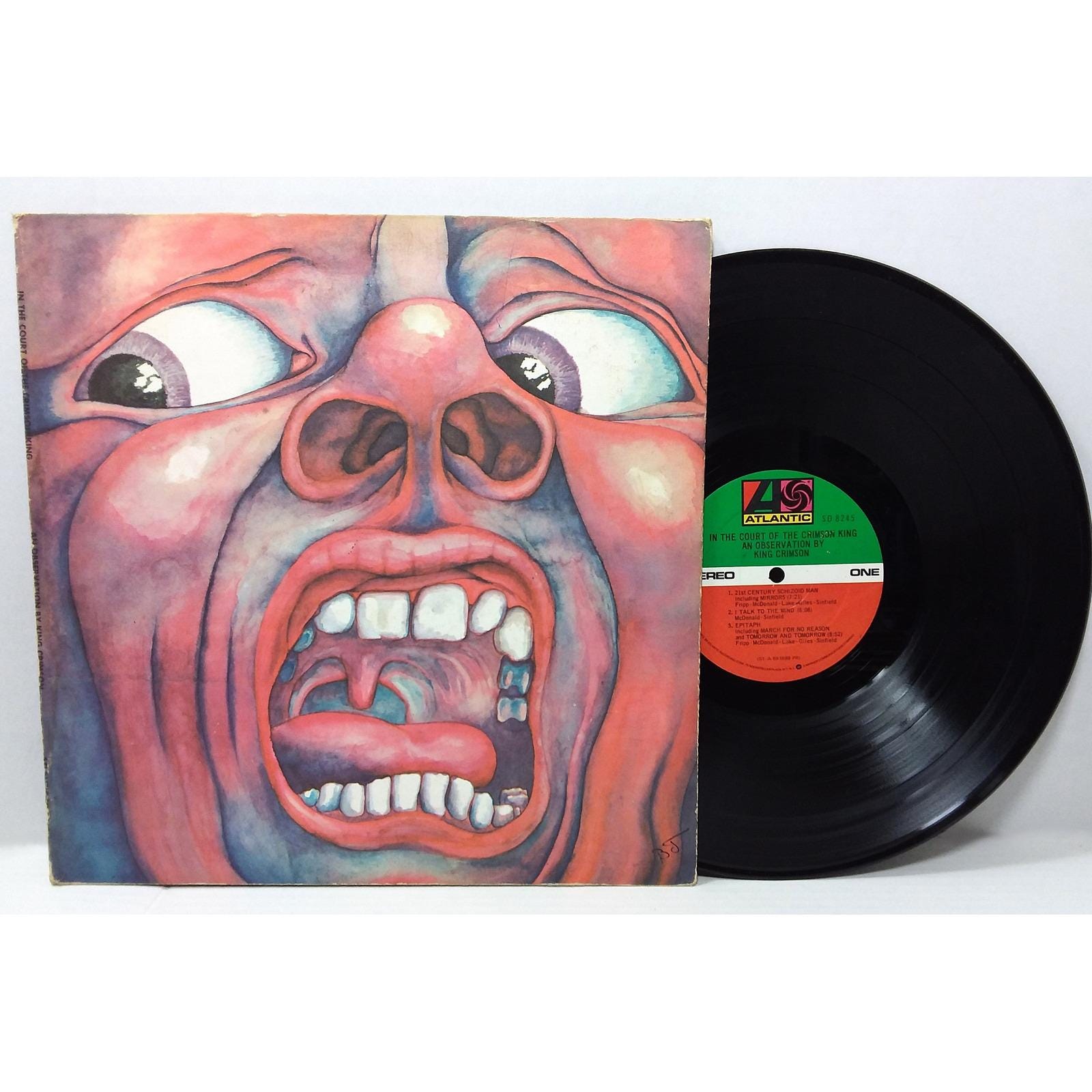 米LP King Crimson In The Court Of The Crimson King SD8245 ATLANTIC /00400 vintage-vinyl-records-