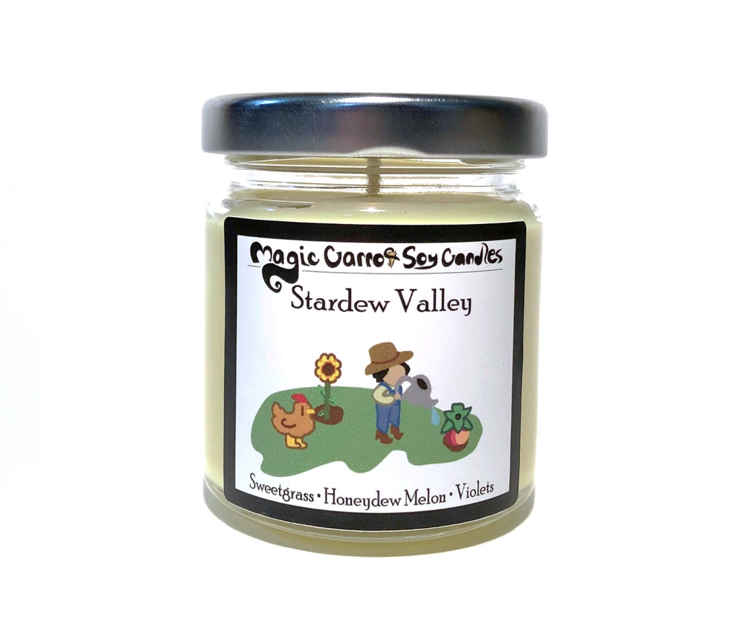 Stardew Valley Soy Candle 4 Oz Glass Jar Etsy