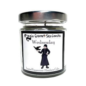 Wednesday - Soy Candle - 4 oz Glass Jar