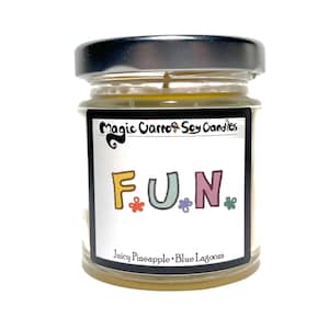 F.U.N - Soy Candle - 4 oz Glass Jar