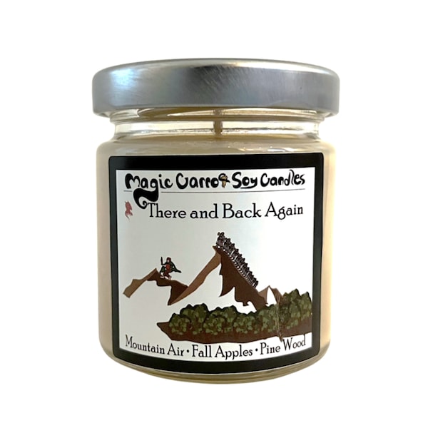 There and Back Again - Soy Candle - 4 oz Glass Jar