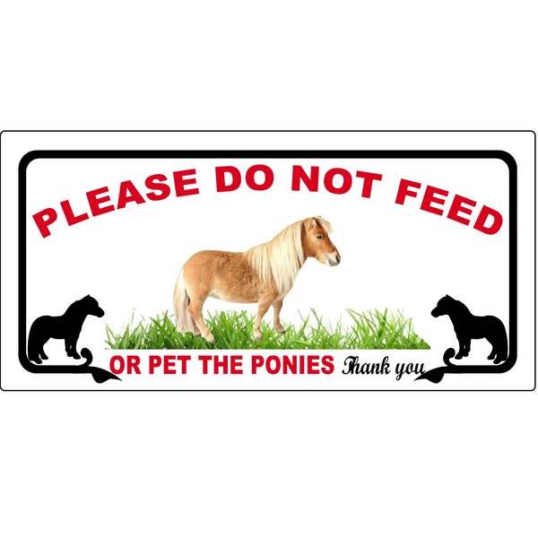 Shetland Pony Sign