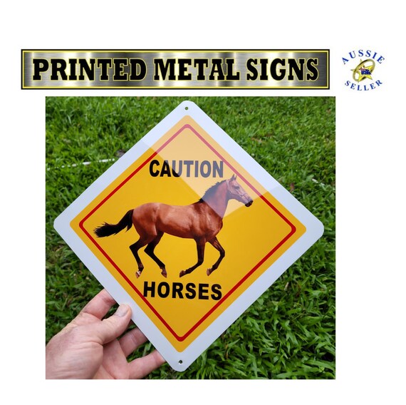 Panneau Danger "Attention Chevaux" - TSME