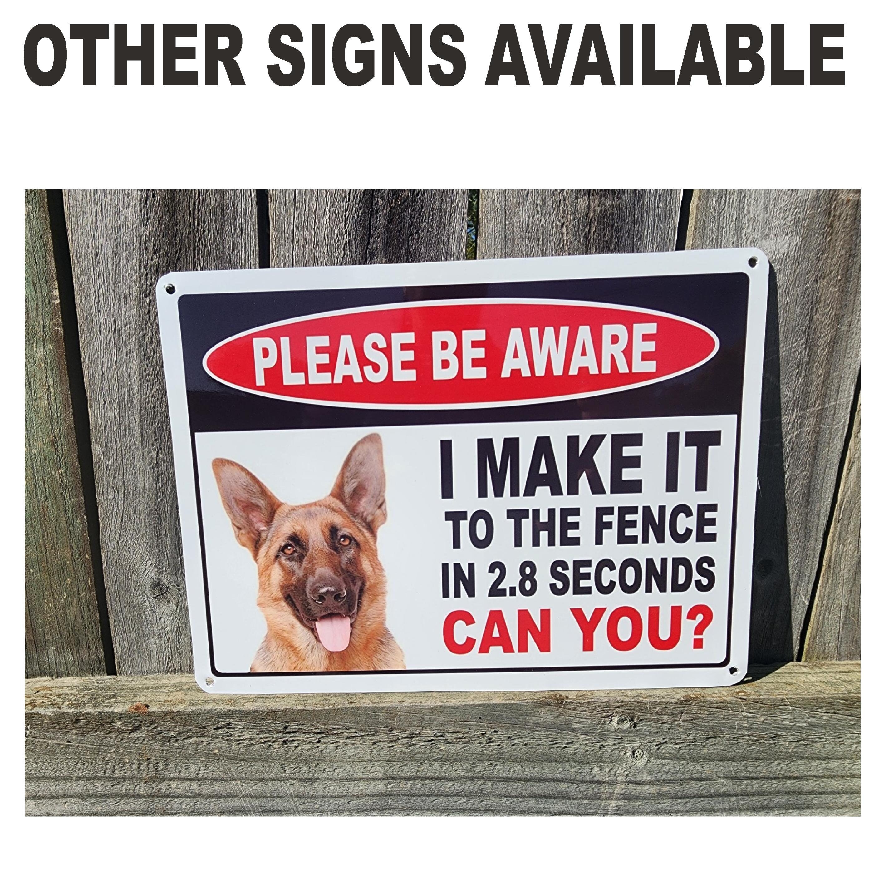 German Shepherd Dog Sign, Beware of the Dog - Etsy
