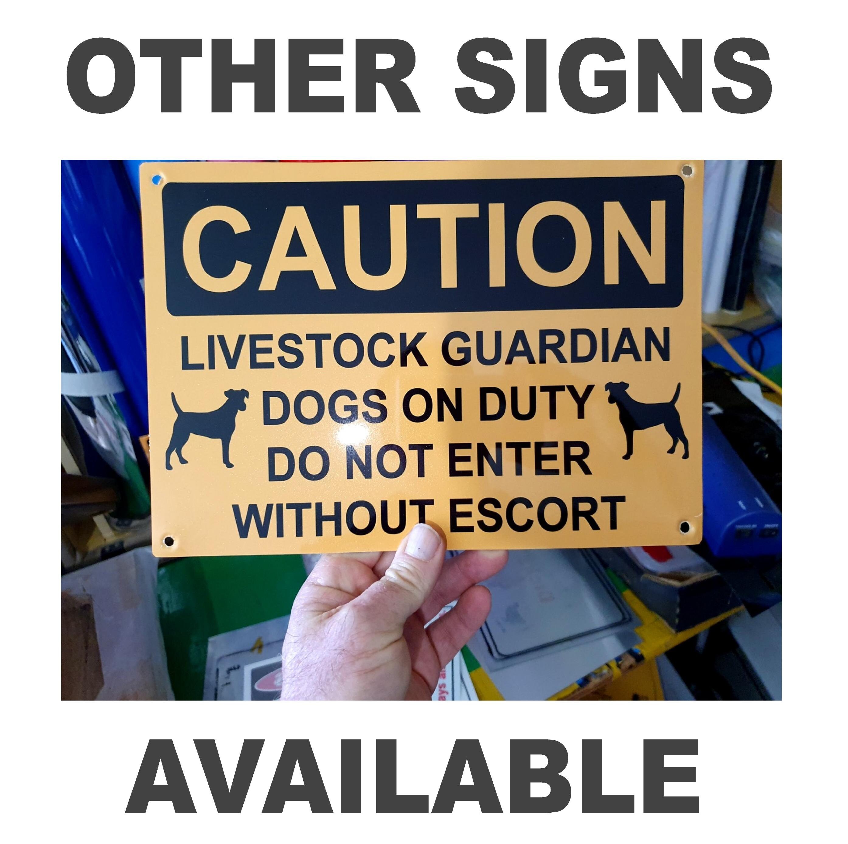 Livestock Biosecurity Sign With Cctv Warning - Etsy