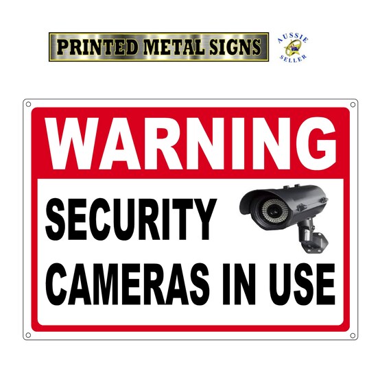 Cctv Red Sign