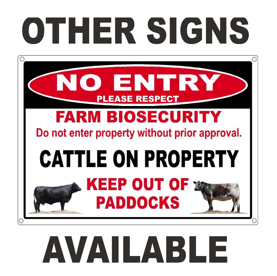 Electric Gate Farm Property Gate Sign - Etsy