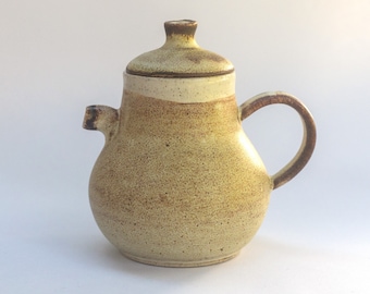 Rustic mini ceramic tea pot