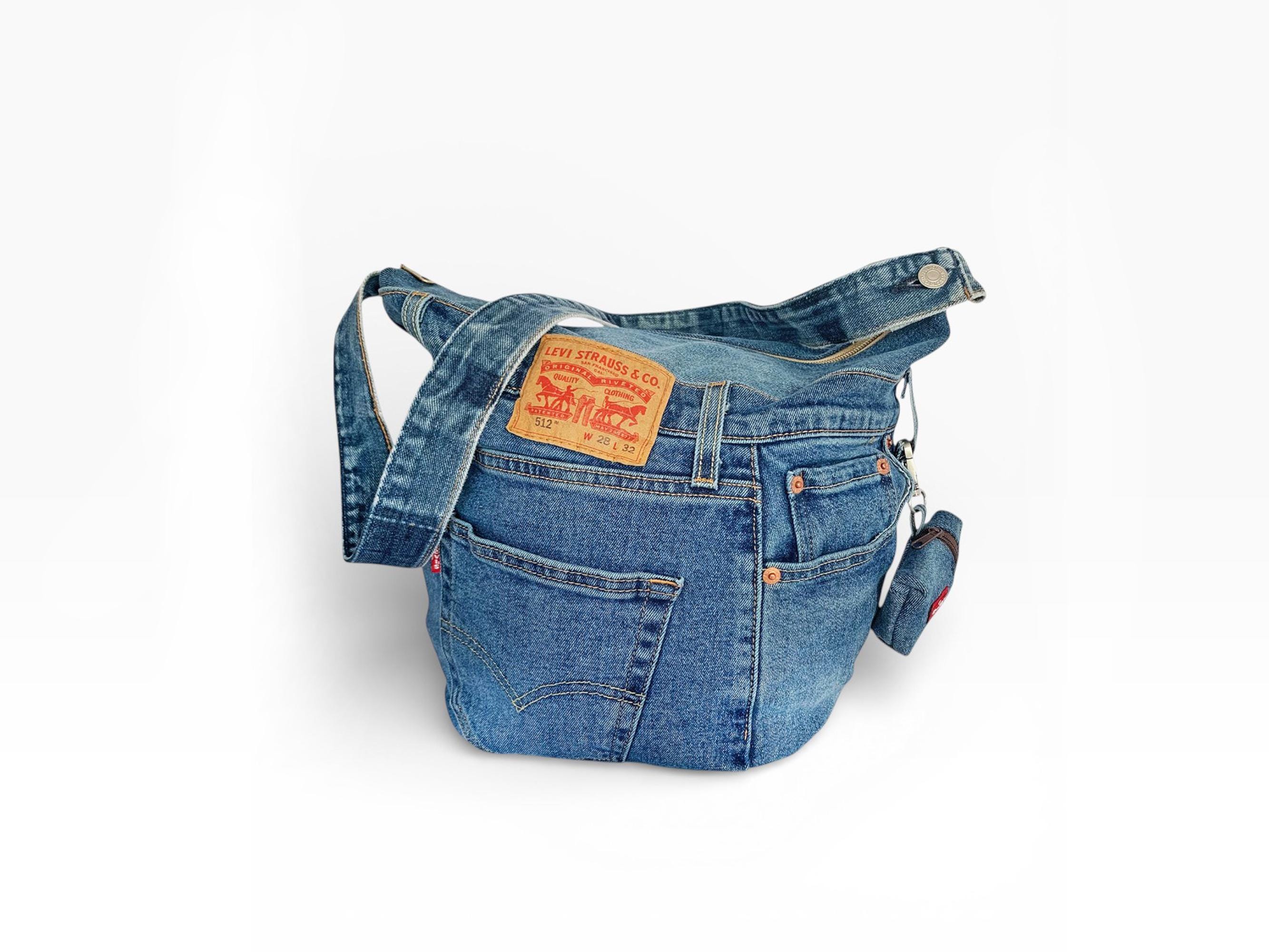 Levis Original Levis Jeans Bag Vintage 1960's Levi's “Big E” Tote